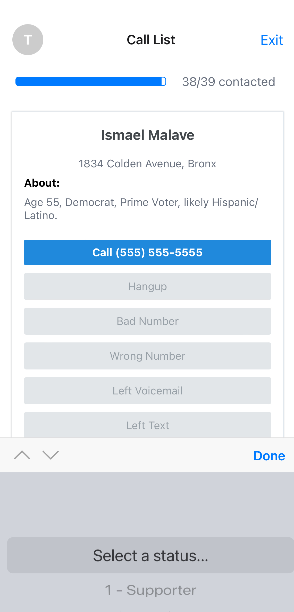 Victory Waves Phonebank